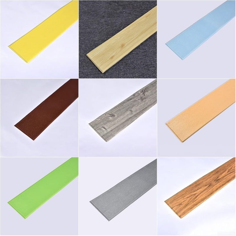 Waterproof 3D Baseboard Wall Stickers For Kitchen And Bathroom Decor Black Grey - Image 4