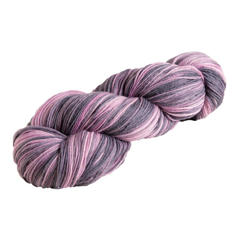 Knit Picks Stroll Hand Painted Superwash Merino Wool Fingering Weight Sock Yarn 100 Gram Pink Moon
