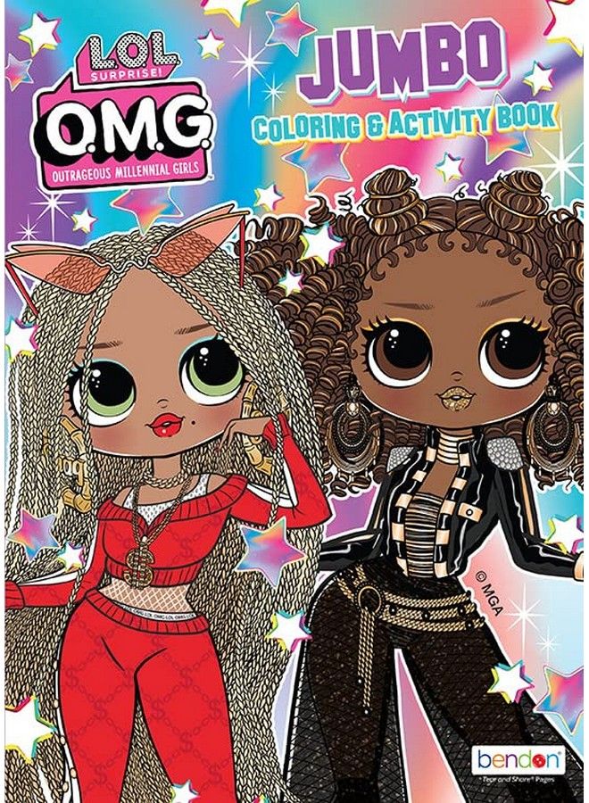 Bendon Lol O.M.G. Outrageous & Millennials Girls Coloring And Activity Book - Image 1