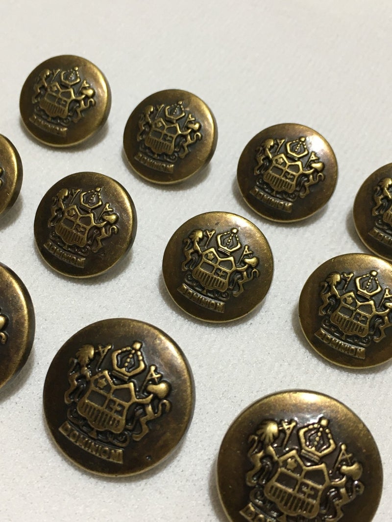 Karan Tuhafiye Karan Haberdashery Blazer Jacket Button Set Metalized (Plastic) - Image 3