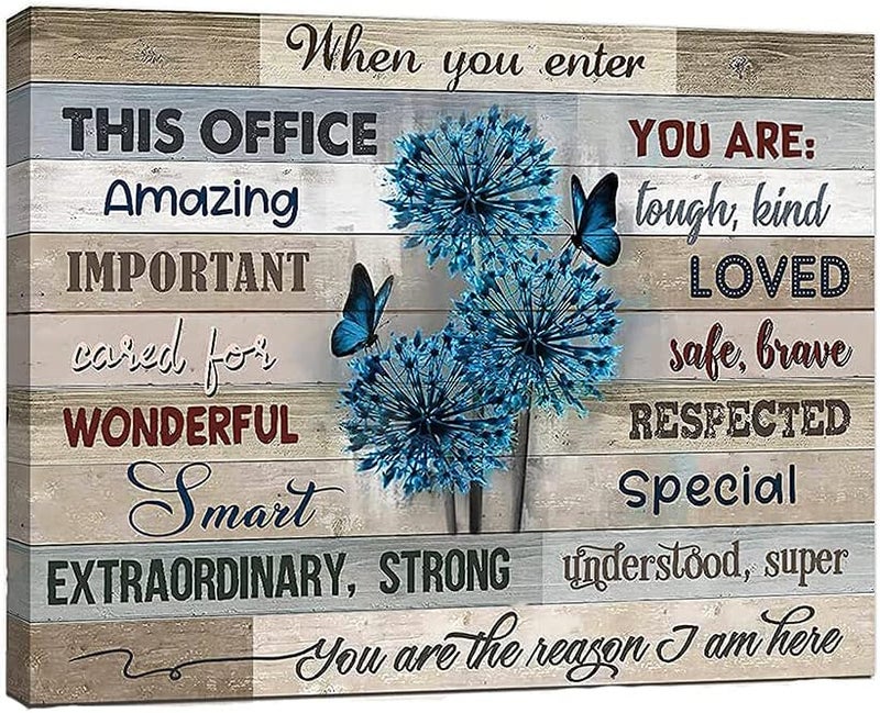 HANKCLES Inspirational Wall Art for Office - Image 1