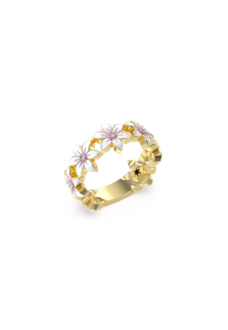 GUESS Multi Flower Ring