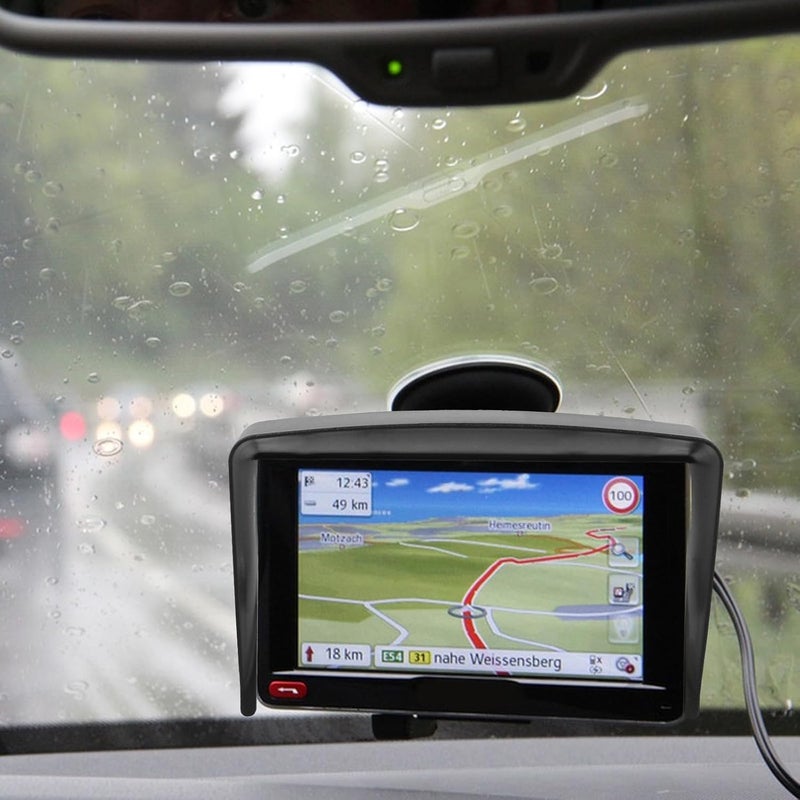 حاجز الشمس لنظام الملاحة في السيارات من STOBAZA، بحجم 7 بوصات، متوافق مع شاشات GPS، لحماية شاشة السيارة أثناء القيادة والركن - Image 5
