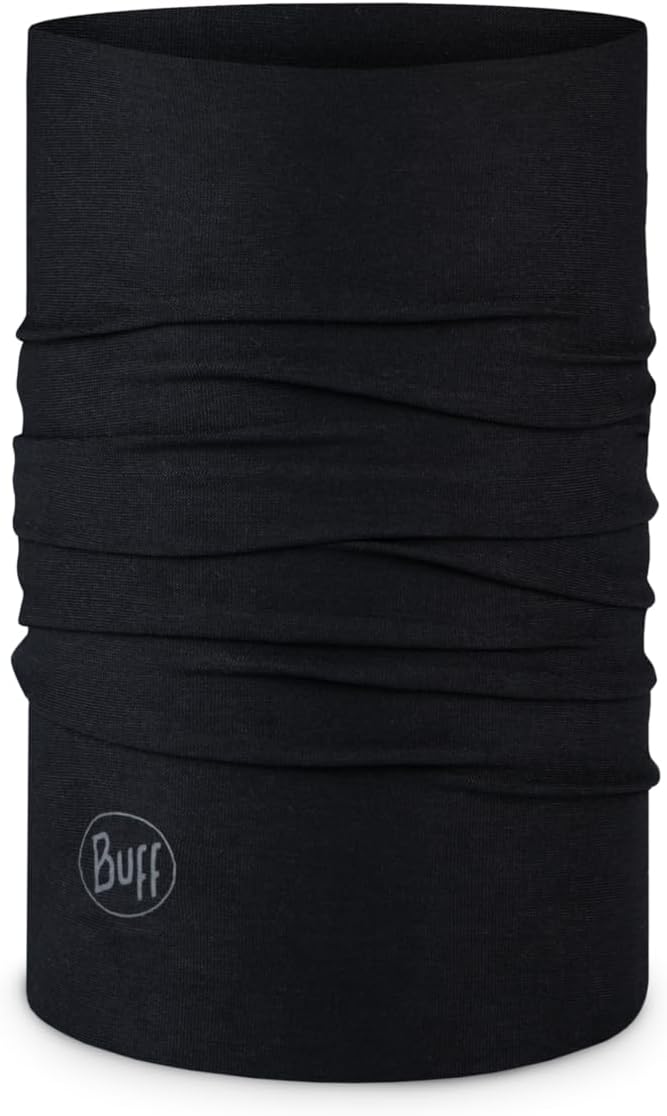 Buff Original Neck Gaiter, Solid Black - Image 1