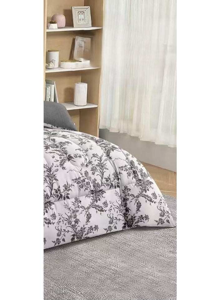 ريد روز طقم لحاف سرير نفرين مشجر فخم من خامه المايكروفايبر مقاس 240*260 سم - Image 4