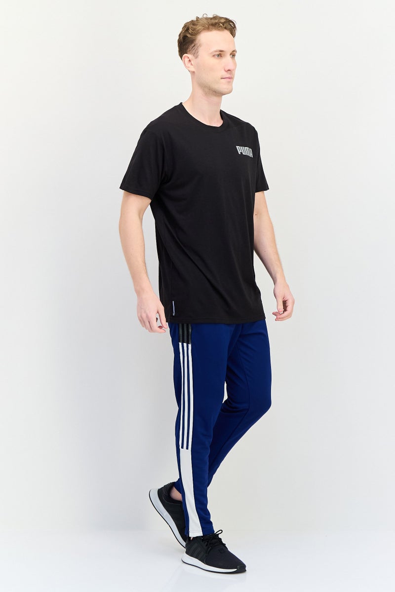 PUMA تي شيرت تدريب قصير الأكمام للرجال، أسود - Image 4