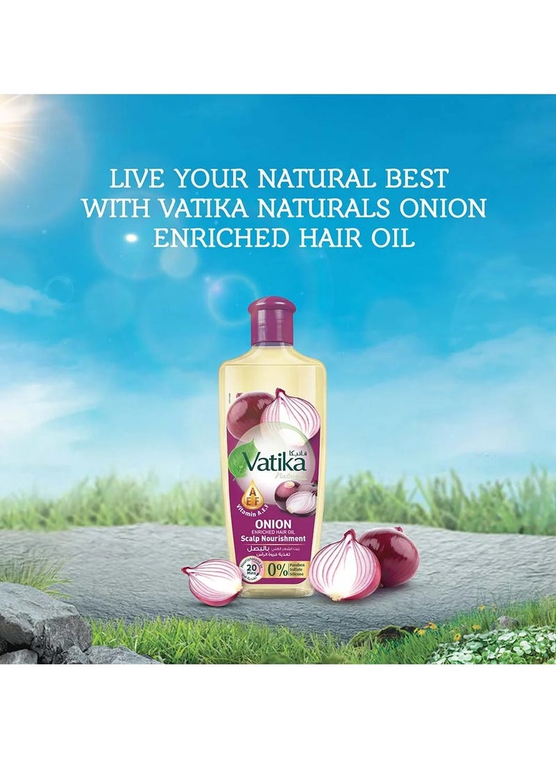 VATIKA Onion Hair Oil 300ml - Image 2