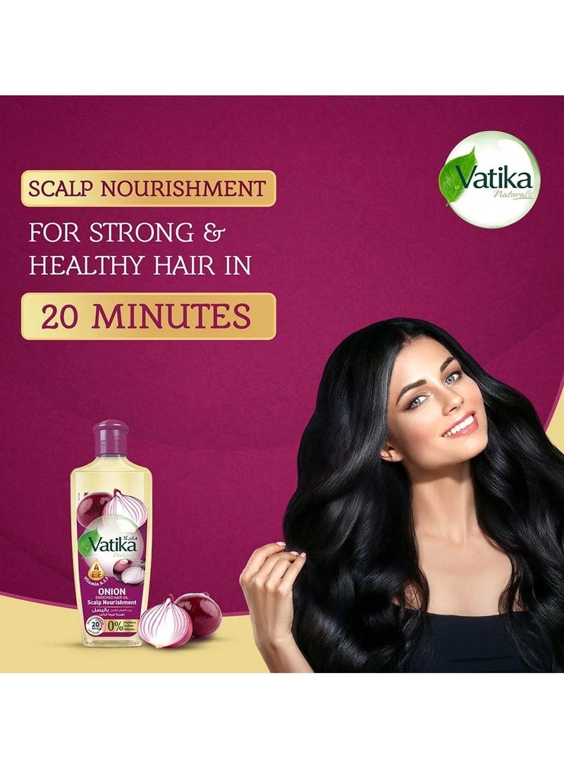 VATIKA Onion Hair Oil 300ml - Image 3