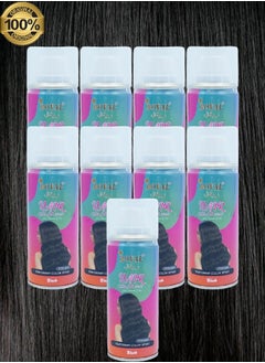 9 Pieces Roval Temporary Hair Color Spray Black