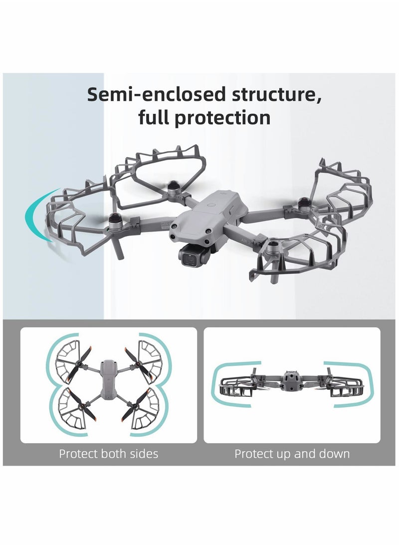 SYOSI - واقي المروحة، واقي الشفرة، حلقة واقي المروحة، حلقة صدمات مضادة للتصادم لطائرة Mavic Air2، غطاء حماية المروحة بزاوية 360 درجة لطائرة Dji Mavic Air 2 بدون طيار، ملحق أمان واقي للمروحة - Image 1
