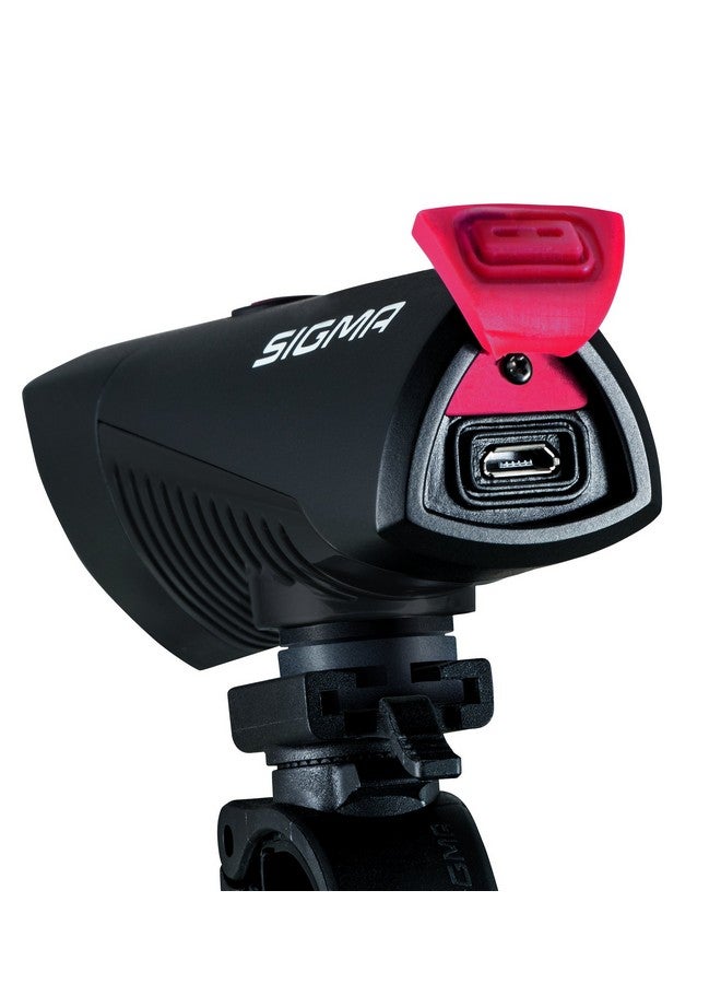 SIGMA مصباح أمامي Buster 700 للركوب الليلي والسباقات، 700 لومن، نطاق شعاع 100 متر، 4 أوضاع إضاءة، تركيب مرن، حامل قابل للتعديل بزاوية 360 درجة، IPX4 - Image 5