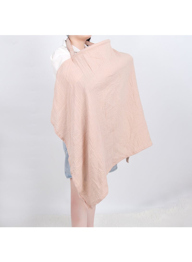Nursing Cover for Breastfeeding, Breathable Privacy Nursing Covers with Arch Neckline for Mom Multi-use Nursing Apron  - Image 4