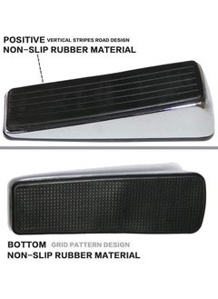 Generic Metal Door Stop, Premium Rubber Heavy Door Stopper, Wedge Stopper, 1Pack, Suitable for Door Clearance of 0.4IN - 1.18IN (12mm-27mm)  - Image 3