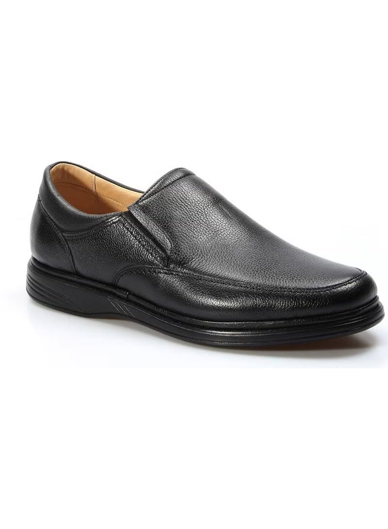 Fast Step Genuine Leather Black Men's Casual Shoes 815mba1301 - Image 2