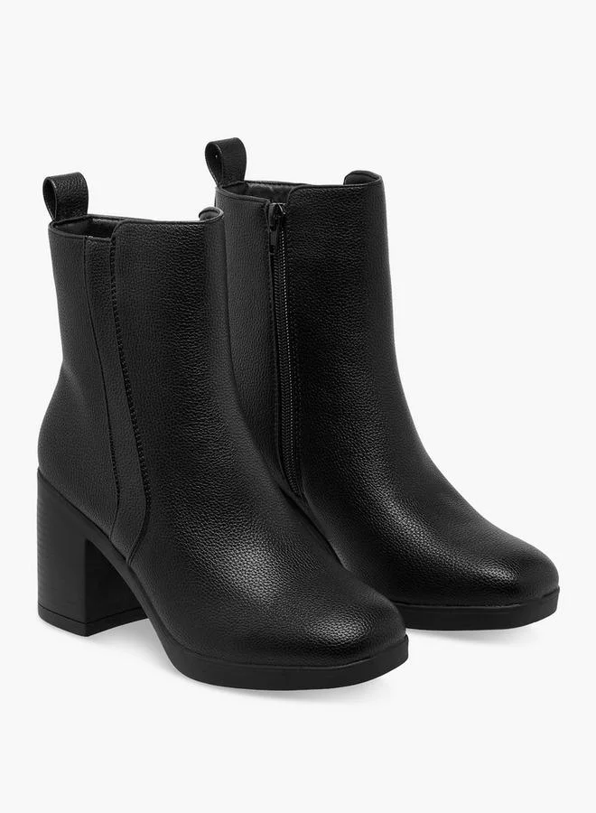 Flora Bella By Shoexpress Women Block Heel Ankle Boots