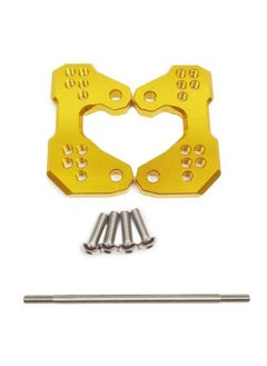 NIBEMINENT 2-Piece Adjustable Motorcycle Foot Pegs Base Set For Yamaha YZF-R3 MT-03 15-16 