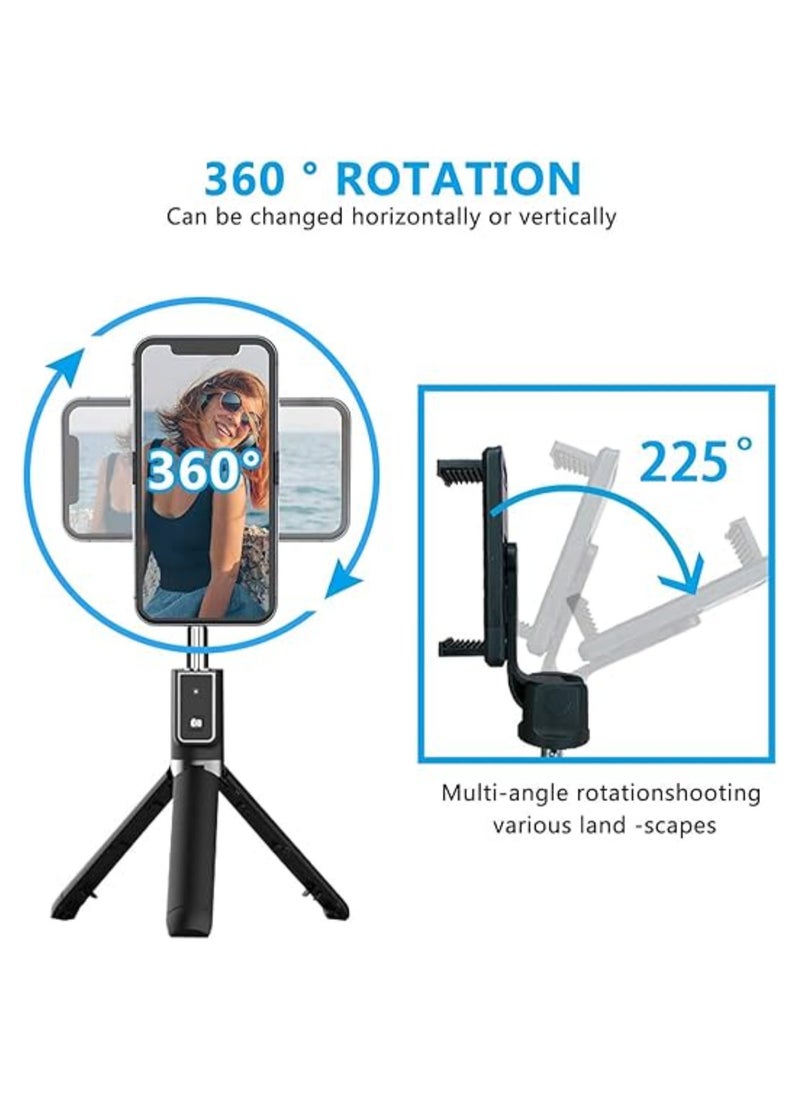 TYCOM Selfie Stick 3 in 1 Extendable Selfie Stick Tripod with Detachable Bluetooth Wireless Remote Phone Holder for iPhone 12/Xs/iPhone 8/iPhone 11/11pro Galaxy S10/S9 Plus/S8/Note8 LG (P40 Black)  - Image 2