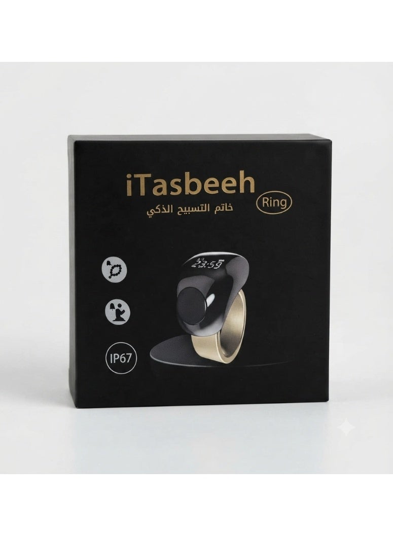 Smart i tasbih Digital Zikr Ring with Prayer Reminders & App Connectivity - Image 1