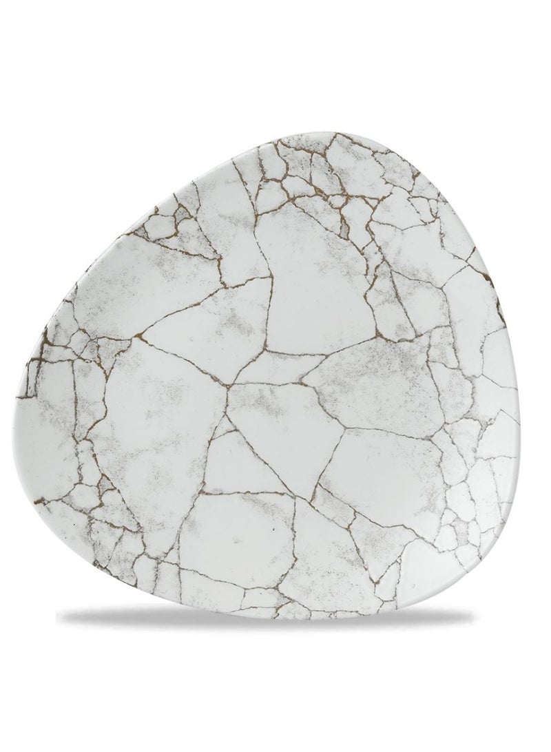 Churchill China (England) Churchill Studio Prints Kintsugi Agate Grey Lotus Plate – 19.2cm/7.5"  - Image 1