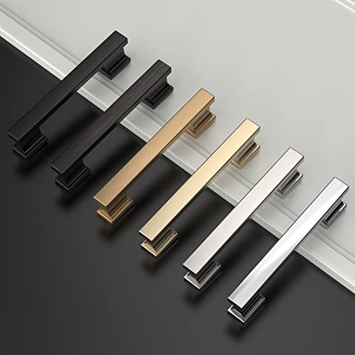 Amerdeco 20 Pack Matte Black Cabinet Hardware - 3-3/4 Inch(96mm) Hole Center Drawer Pulls for Kitchen, Bathroom & Dresser - ZH00013 - Image 2