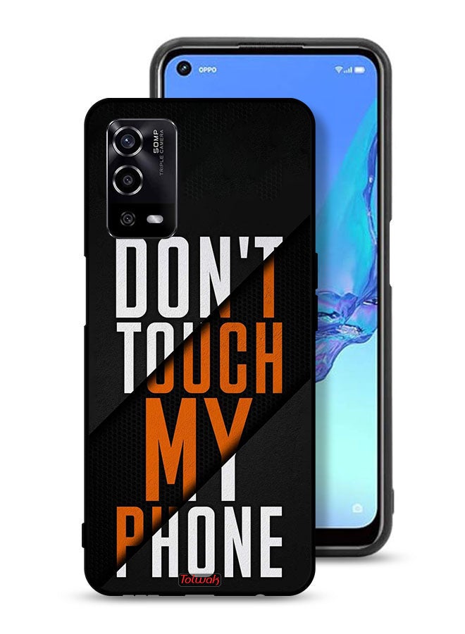 Tolwak Oppo A55 4G Protective Case Cover Do Not Touch My Phone - Image 1