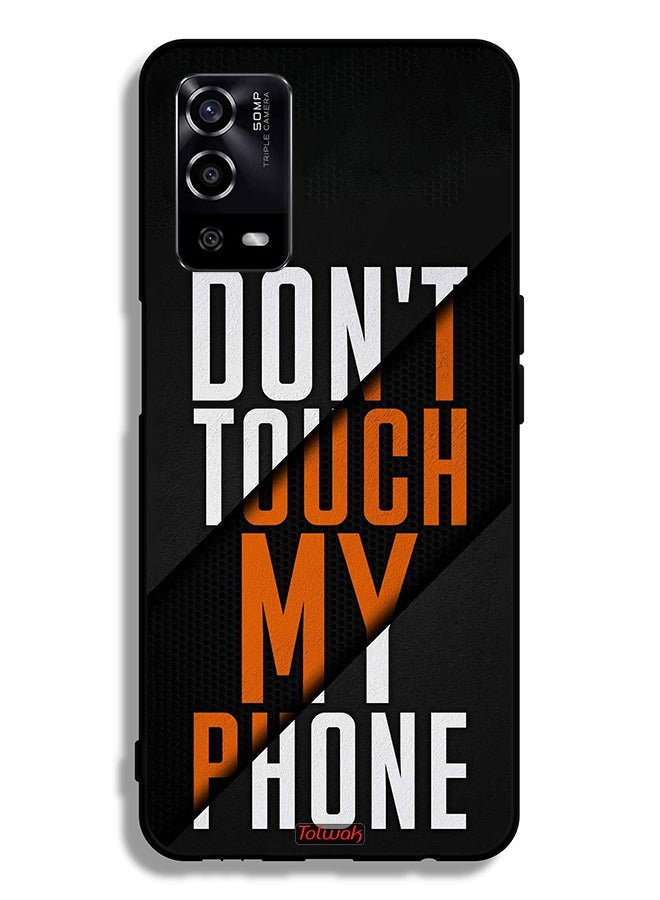 Tolwak Oppo A55 4G Protective Case Cover Do Not Touch My Phone - Image 2