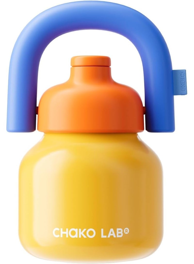 CHAKO LAB Water Bottle with Straw and Carry Handle - Wide Mouth vacuum insulated stainless steel Bottles | Reusable, leak-proof and BPA-free | 1000ml - Image 1