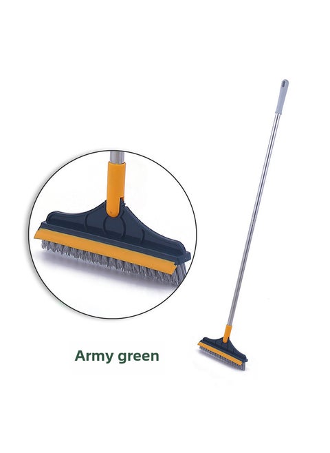 Bathroom Floor Tile Brush ComboTwo-in-one yellow green Two-in-one yellow green