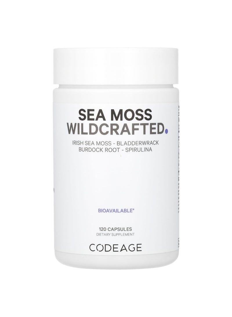 Codeage Sea Moss, Wildcrafted, 120 Capsules
