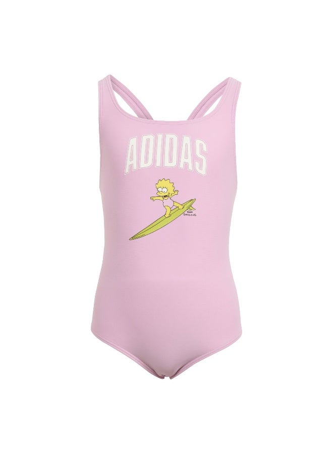 Adidas Ad Sim St Pink Swim Swimwear For Kids 4-5Y - Image 1