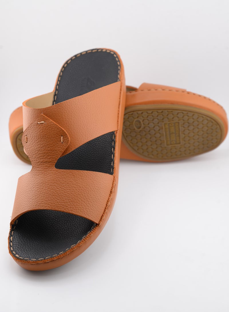 النهام صندل عربي رجالي مصنوع يدويًا من الجلد - نعال تقليدي فاخر بجودة عالية - Image 3