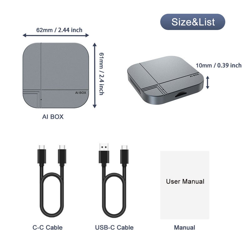 Wireless CarPlay Android Auto Adapter - Image 5