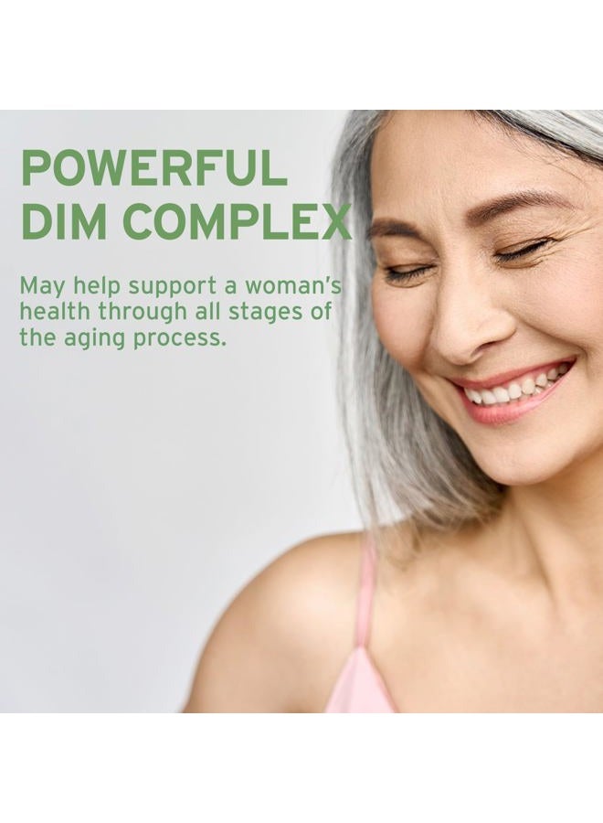 True Sea Moss by Life-flo DIM Supplement, Balancing Support for Women with 100mg DIM Plus Calcium D-Glucarate and Broccoli Seed Extract, 60-Day Guarantee, Not Tested on Animals, 30 Servings, 60 VegCaps - Image 4