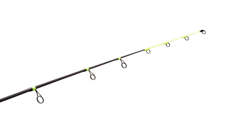 13 FISHING - Tickle Stick - Ice Fishing Rod - Gen 3-28" M (Medium) - 1/4-3/8 oz - PC2 Flat-Tip Blank with Larger Tip Guides - TS3-28M - Image 4