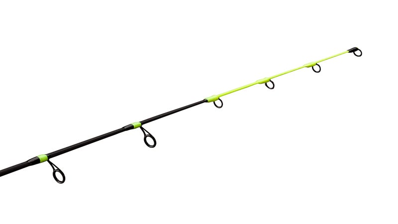 13 FISHING - Tickle Stick - Ice Fishing Rod - Gen 3-28" M (Medium) - 1/4-3/8 oz - PC2 Flat-Tip Blank with Larger Tip Guides - TS3-28M - Image 5