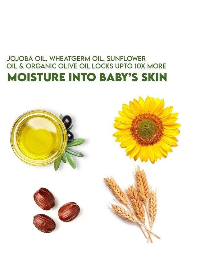 WBM Care Baby Oilmoisturizing Baby Massage Oilmineral Oil Free With 100% Natural Ingredients And Vitamin E 10 Oz - Image 3
