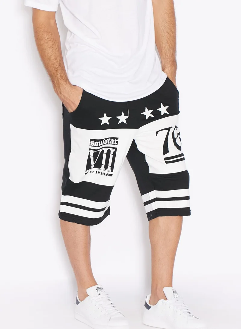 SOUL STAR Ronan Printed Shorts