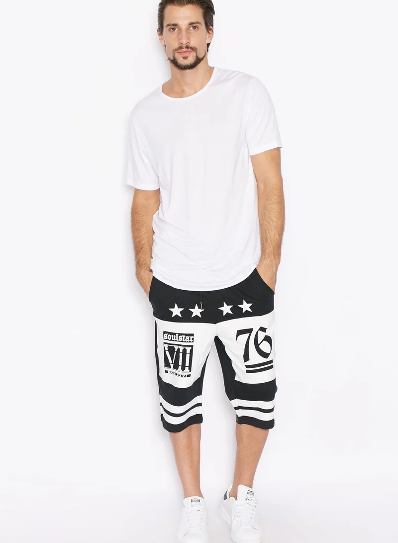 SOUL STAR Ronan Printed Shorts