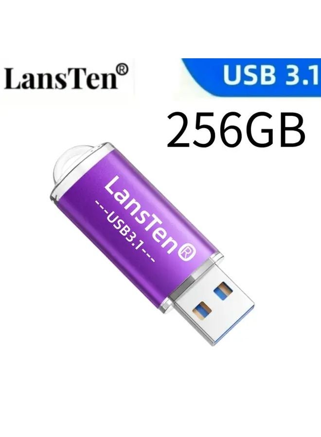 256GB USB 3 1 Flash Drive 40 60MB s Write Speed Thumb Drive Memory Stick - Image 1