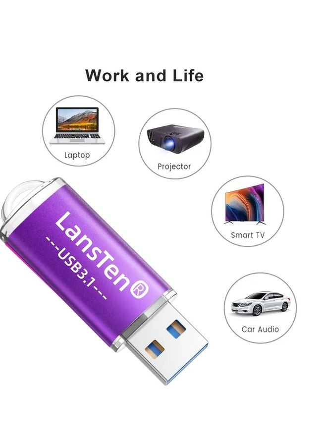 256GB USB 3 1 Flash Drive 40 60MB s Write Speed Thumb Drive Memory Stick - Image 5