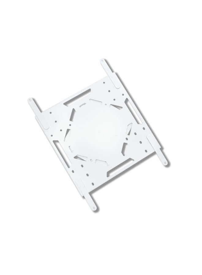 BEETEC Portrait TV Wall Mount for 43"-86" Screens upto 70 kg, VESA 600x400mm, Rotational Bracket for Landscape/Portrait Orientation, Adjustable Tilt +5°, White - TF-R64W - Image 1