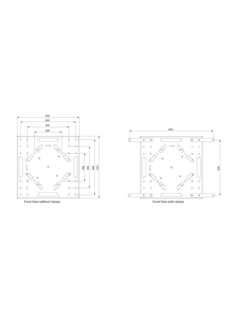 BEETEC Portrait TV Wall Mount for 43"-86" Screens upto 70 kg, VESA 600x400mm, Rotational Bracket for Landscape/Portrait Orientation, Adjustable Tilt +5°, White - TF-R64W - Image 3