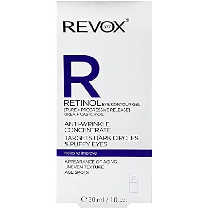 REVOX B77 جل العين ريفوكس ريتينول مركز مضاد للتجاعيد للهالات السوداء والعيون المنتفخة 30 مل - Image 1