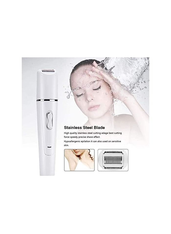 Generic - 5 in 1 Perfect Painless Women Epilator Facial Hair Remover  Trimmer for Women Pubic Hair, Epilator for Women, Hair Removal Device, Wet Dry Painless Rechargeable Shaver for Body Arms Legs Facial - Image 1