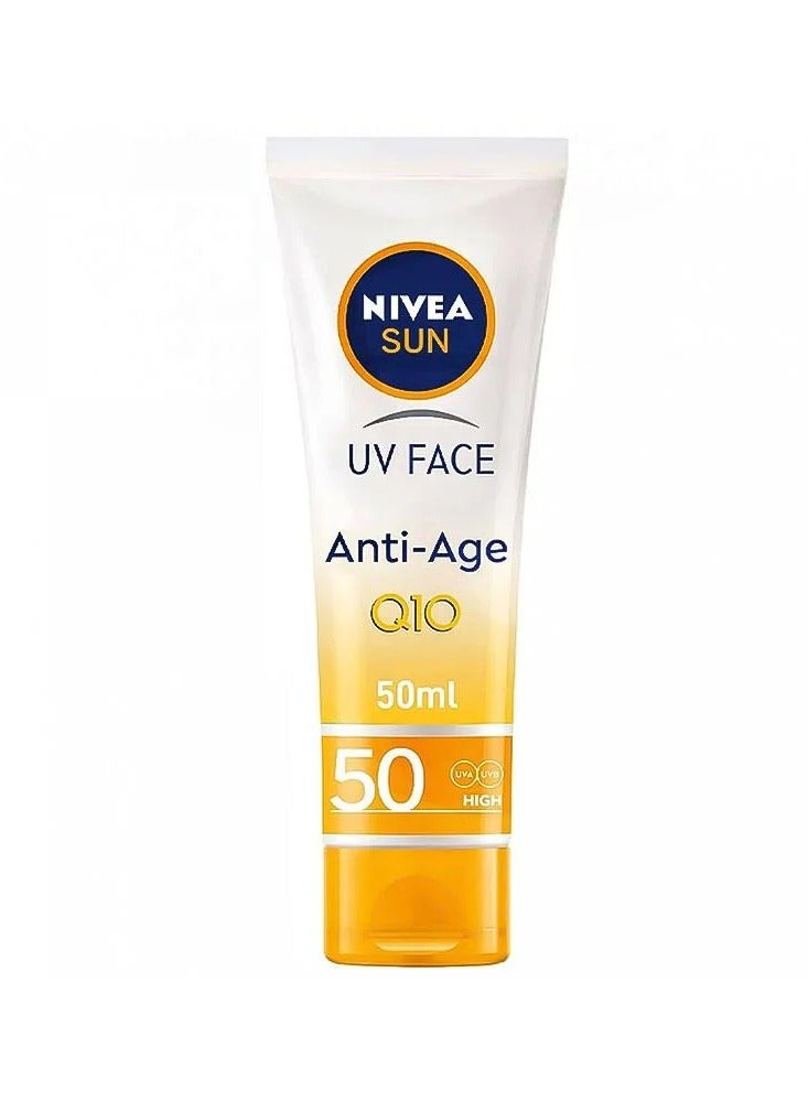 Nivea Sun Anti-Ageing Sunscreen SPF 50 - 50ml - Image 2