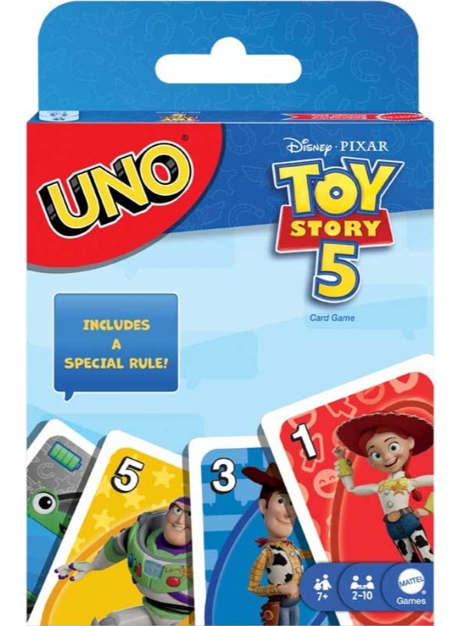 Mattel Games UNO - Toy Story 5 Card Game - Image 1