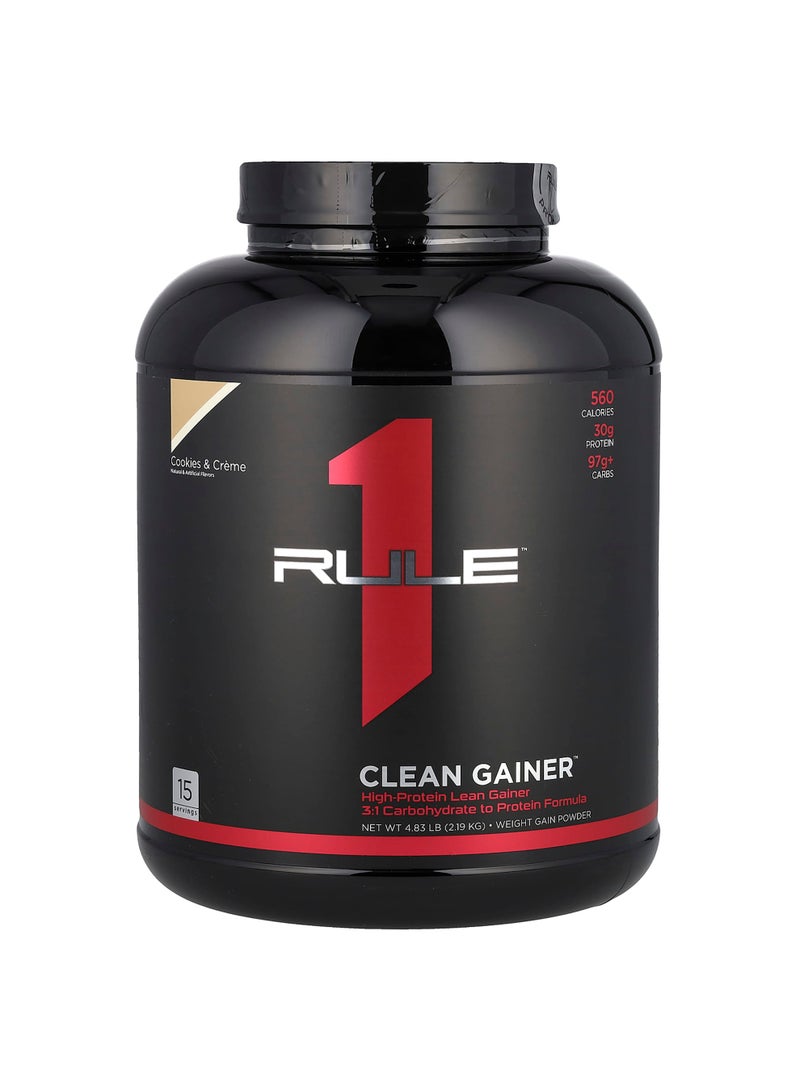 Clean Gainer™, Cookies & Cream, 4.83 lb (2.19 kg)