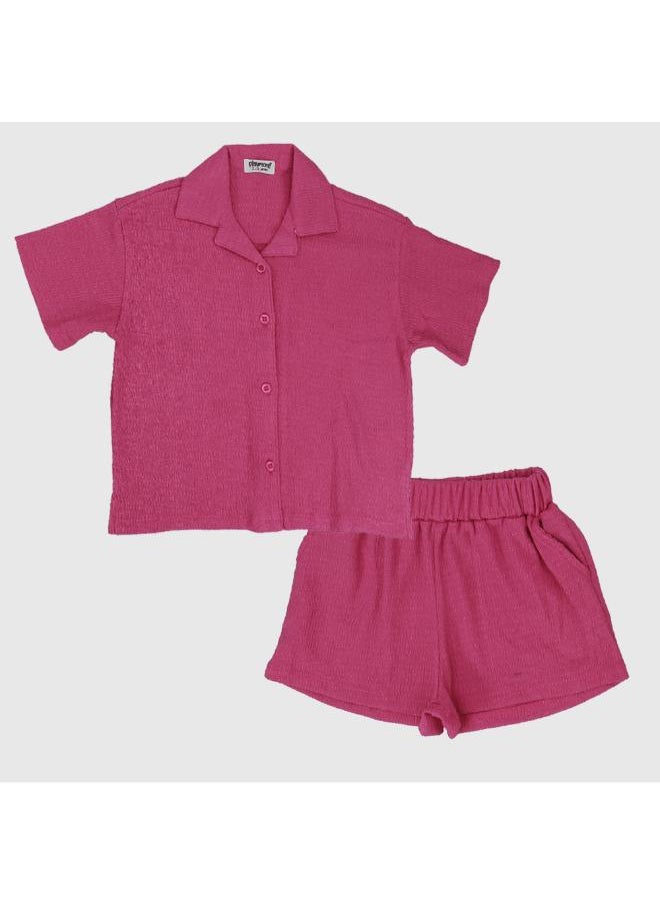 playmore Unisex Fuchsia Outfit Set  - Image 1