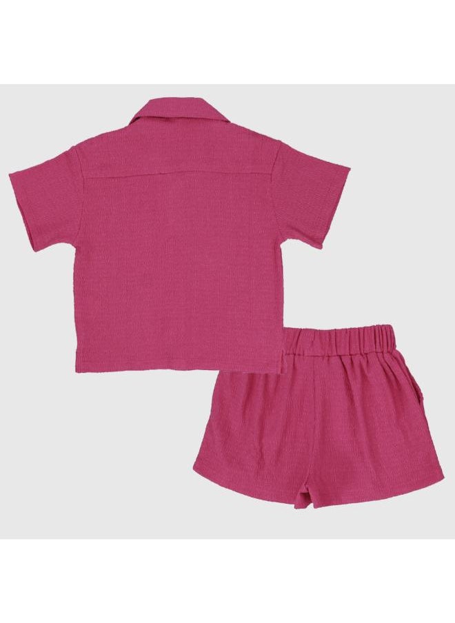 playmore Unisex Fuchsia Outfit Set  - Image 2
