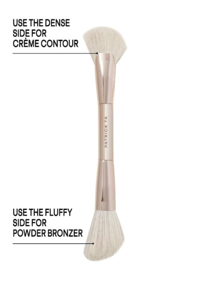PATRICK TA Dual-Ended Contour Brush – Professional Sculpting & Blending Face Brush - Image 2